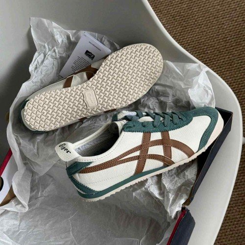 Onit_suka Tiger Mexico 66 Green Cream Brown fix ( Unisex )
