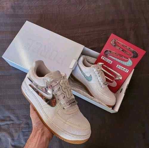 Nike travis scott x airforce 1 sail semi ua ( Unisex )