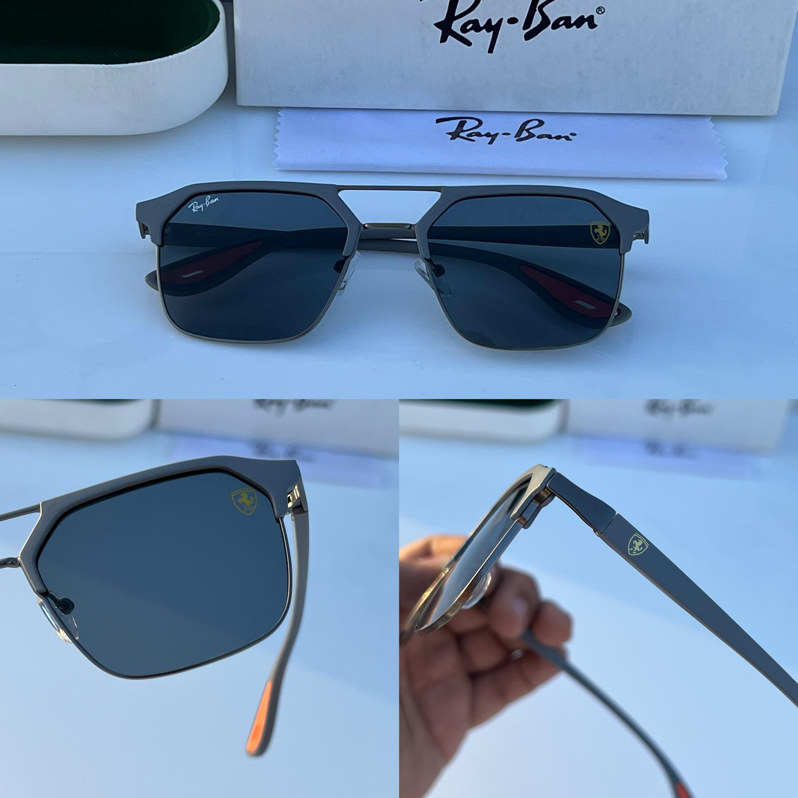 Ray-Ban 04 Matt Black Edition Premium sunglasses 