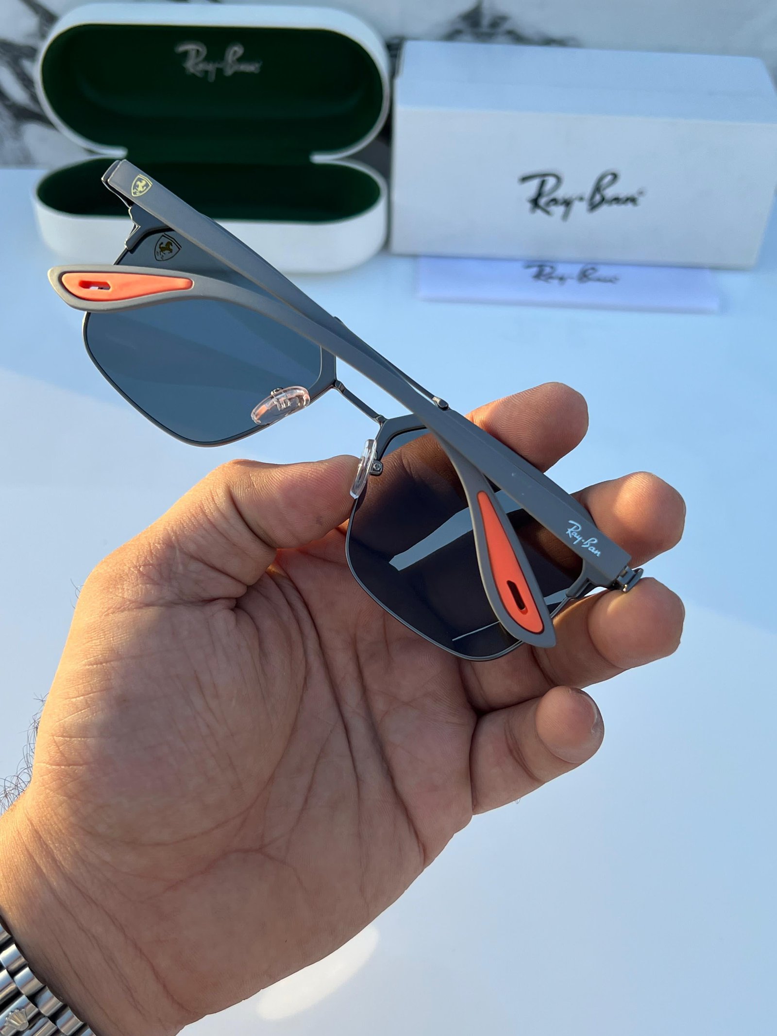 Ray-Ban 04 Matt Black Edition Premium sunglasses 